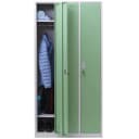 MCW Schließfach Preston T829 Metall 3 Fächer Grün Bild 1