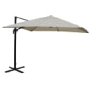 Gastronomie-Ampelschirm MCW-A96 3x4m Polyester/Alu 26kg Creme-Grau Bild 2