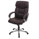 MCW Bürostuhl MCW-A71 Chefsessel Drehstuhl Kunstleder Braun Bild 1