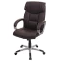 MCW Bürostuhl MCW-A71 Chefsessel Drehstuhl Kunstleder Braun Bild 2