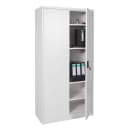 Aktenschrank MCW-H17 Stahl Büroschrank 2 Türen abschließbar Metall Bild 1