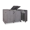 MCW XL Mülltonnenbox 3er/6er erweiterbar anthrazit-grau Bild 1