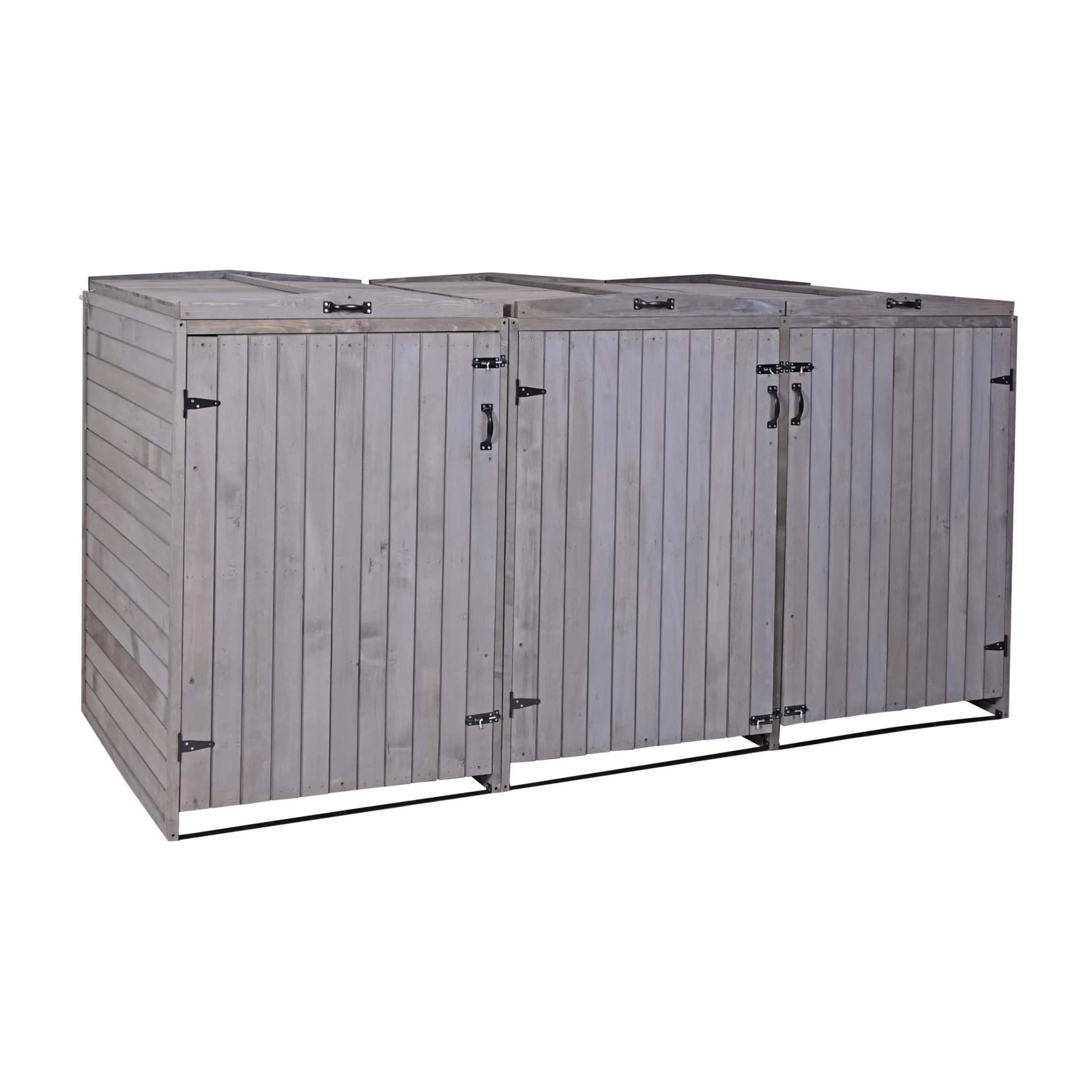 MCW XL Mülltonnenbox 3er/6er erweiterbar anthrazit-grau - Bild 2