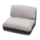 Schlafsessel MCW-E68 Relaxsessel mit Schlaffunktion Grau Stoff Bild 2