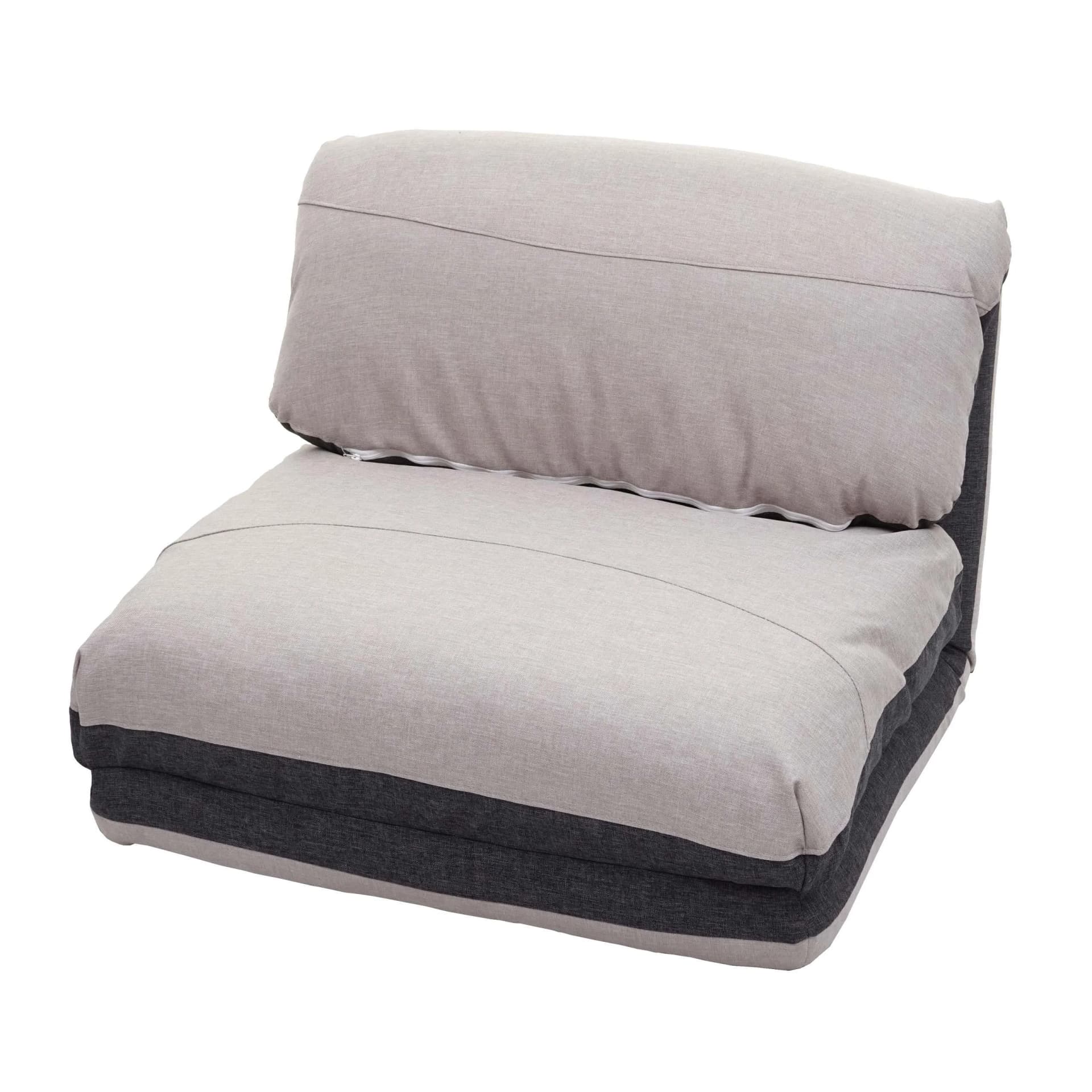 Schlafsessel MCW-E68 Relaxsessel mit Schlaffunktion Grau Stoff - Bild 2