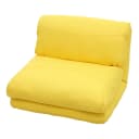 Schlafsessel MCW-E68 Gelb Stoff Klappfunktion Relaxsessel Bild 2