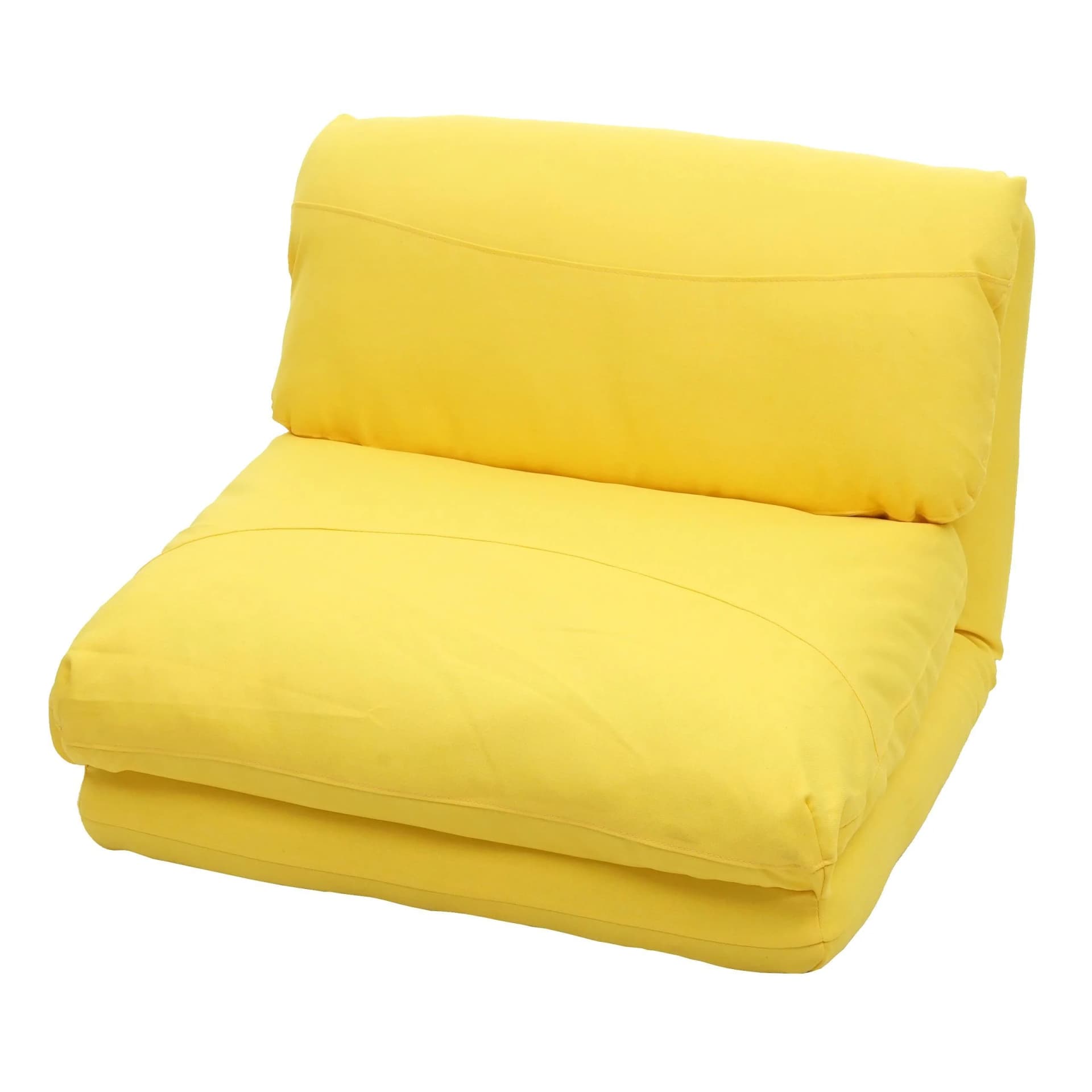 Schlafsessel MCW-E68 Gelb Stoff Klappfunktion Relaxsessel - Bild 2