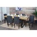 MCW 6er-Set Esszimmerstuhl Littau Textil Anthrazitgrau Bild 1