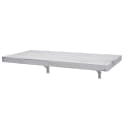 Wandtisch MCW-H48 Wandklapptisch Wandregal Tisch Klappbar Massivholz Shabby Weiß Bild 2