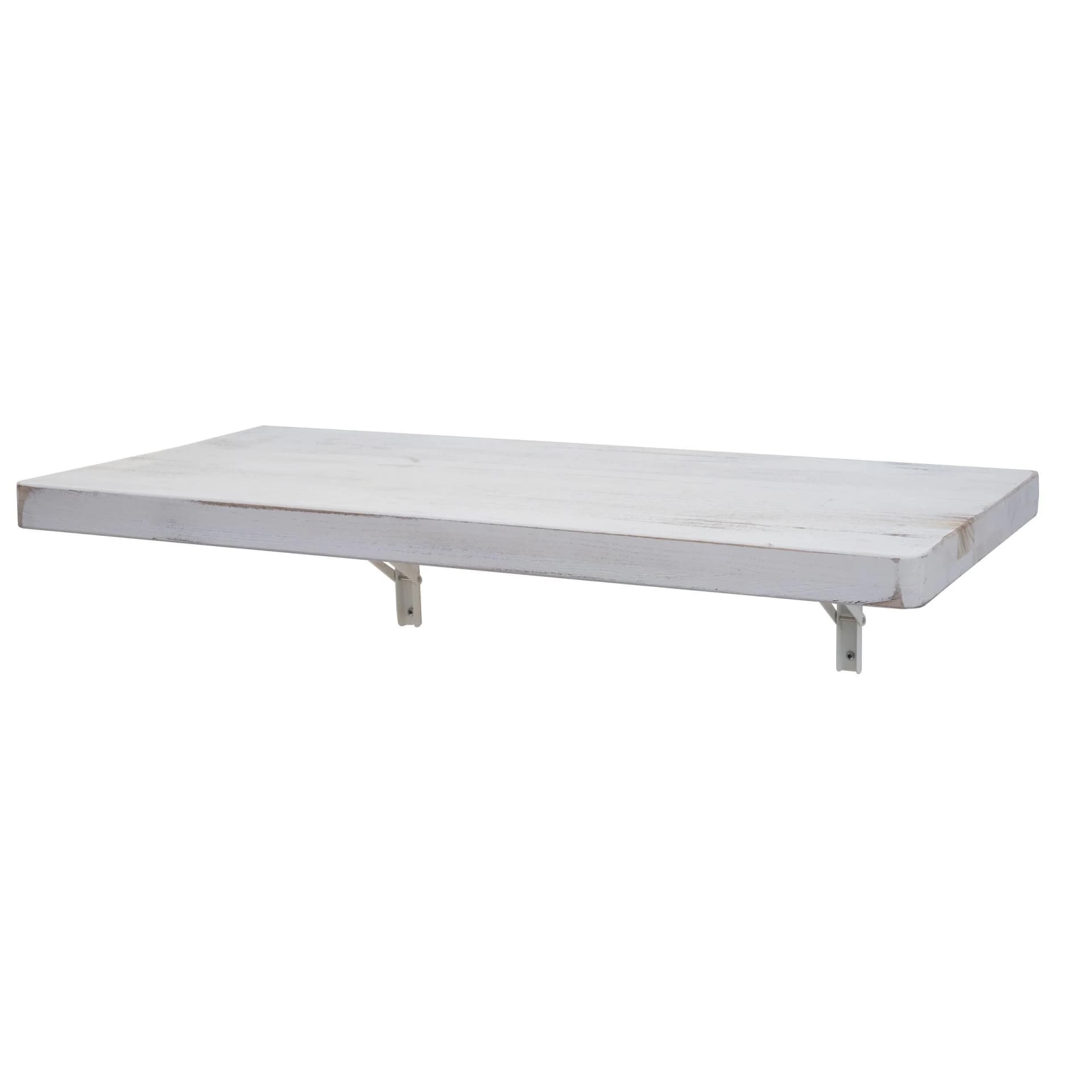 MCW Wandklapptisch H48 Klappbar Massivholz Shabby Weiß - Bild 2