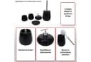 MCW Bad-Accessoire-Set 5-tlg. Keramik Weiß Seifenspender Bild 4