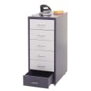 MCW Rollcontainer Preston T851 Stahlschrank 6 Schubladen Grau/Weiß Bild 1