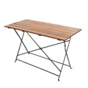 MCW Biergartentisch Klapptisch Gastronomie-Qualität Akazie Braun Bild 2