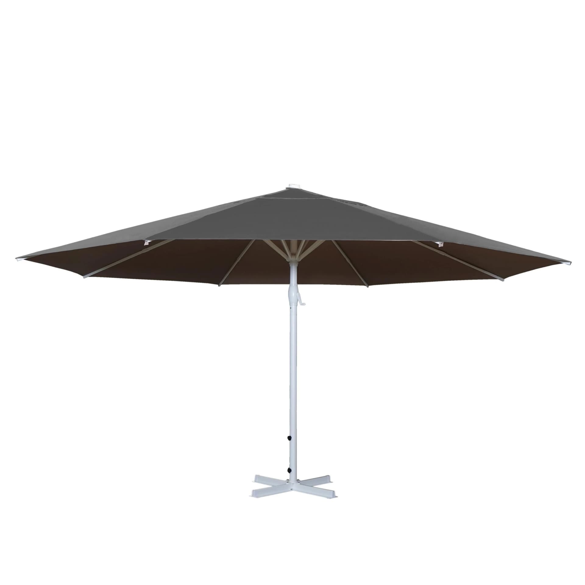 Sonnenschirm Carpi II Gastronomie Marktschirm 5m Polyester/Alu Mast Anthrazit - Bild 2