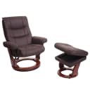 MCA Relaxsessel MCW-J42 TV-Sessel mit Hocker Schwarz-Braun Bild 1