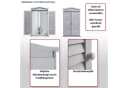 MCW Wandspiegel Badspiegel mit Fensterläden Shabby Braun Bild 5