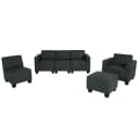 Modulares Sofa-System Moncalieri Kunstleder Dunkelgrau Bild 2