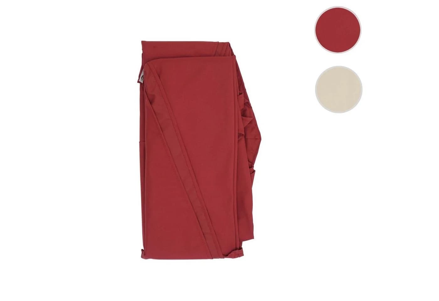 Sonnenschirmbezug MCW-A96, 8 Streben rund Ø3m 220g/m² Polyester Ersatz-Bezug für Ampelschirm MCW-A96~ bordeaux - Bild 4