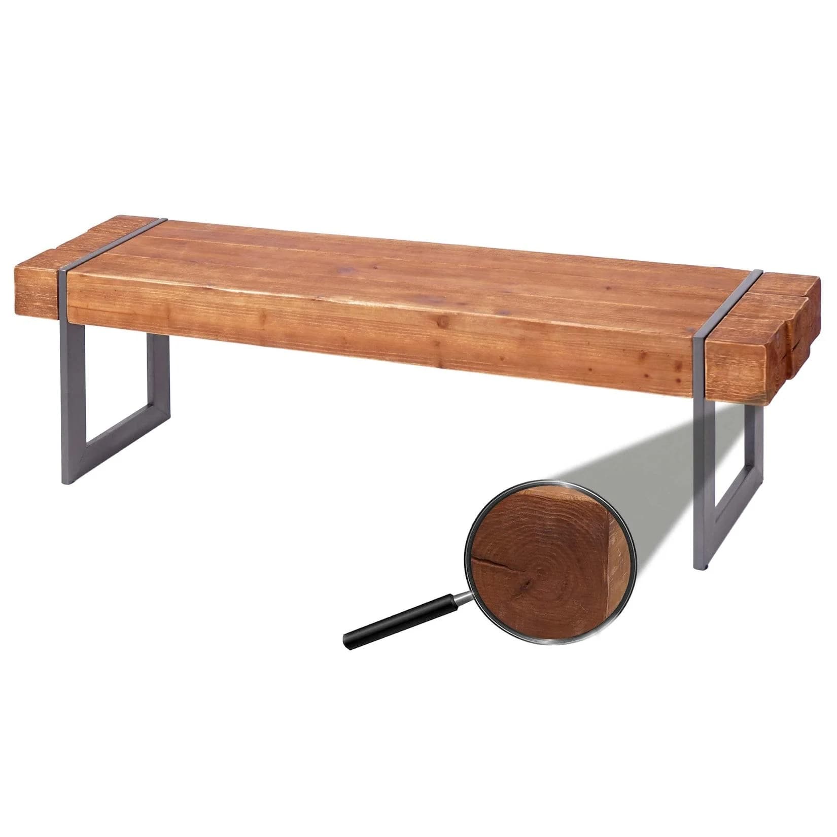 MCW Sitzbank MCW-A15 Tanne Holz Rustikal Braun 160cm