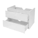 MCW Waschbeckenunterschrank Hochglanz Soft-Close Weiß Bild 1