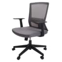 SIHOO Bürostuhl Schreibtischstuhl ergonomisch grau mit Netzbezug Bild 1