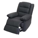Fernsehsessel MCW-G15 Grau Leder Kunstleder Relaxsessel Bild 2