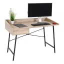 MCW Schreibtisch MCW-J97 mit Schublade Eiche-Optik 3D-Struktur Bild 1