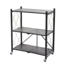 MCW Regal J85 Standregal 3 Ebenen Faltbar Stahl Schwarz Bild 2