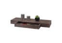 MCW Wandregal H37 mit Schublade Massivholz Braun Shabby Bild 3