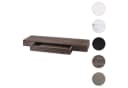 MCW Wandregal H37 mit Schublade Massivholz Braun Shabby Bild 4
