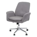Bürostuhl MCW-K23 grau mit Armlehne Stoff Bild 2