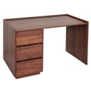 MCW Schreibtisch J78 mit 3 Schubladen Walnuss-Optik Bild 2