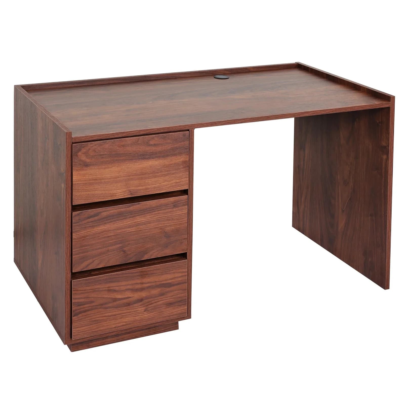 MCW Schreibtisch J78 mit 3 Schubladen Walnuss-Optik - Bild 2