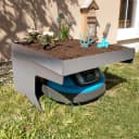 Mähroboter-Garage mit Pflanzkasten MCW-G60 Edelstahl Bild 1