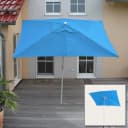 MCW Sonnenschirm Castellammare 2x3m Rechteckig Blau UV-Schutz 50+ Bild 1