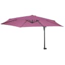 MCW Wandschirm Acerra 3m Lavendel-Rot Polyester Bild 2