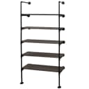 MCW Standregal MCW-C45 Wohnregal Bücherregal Industriedesign Grau-Braun Bild 2