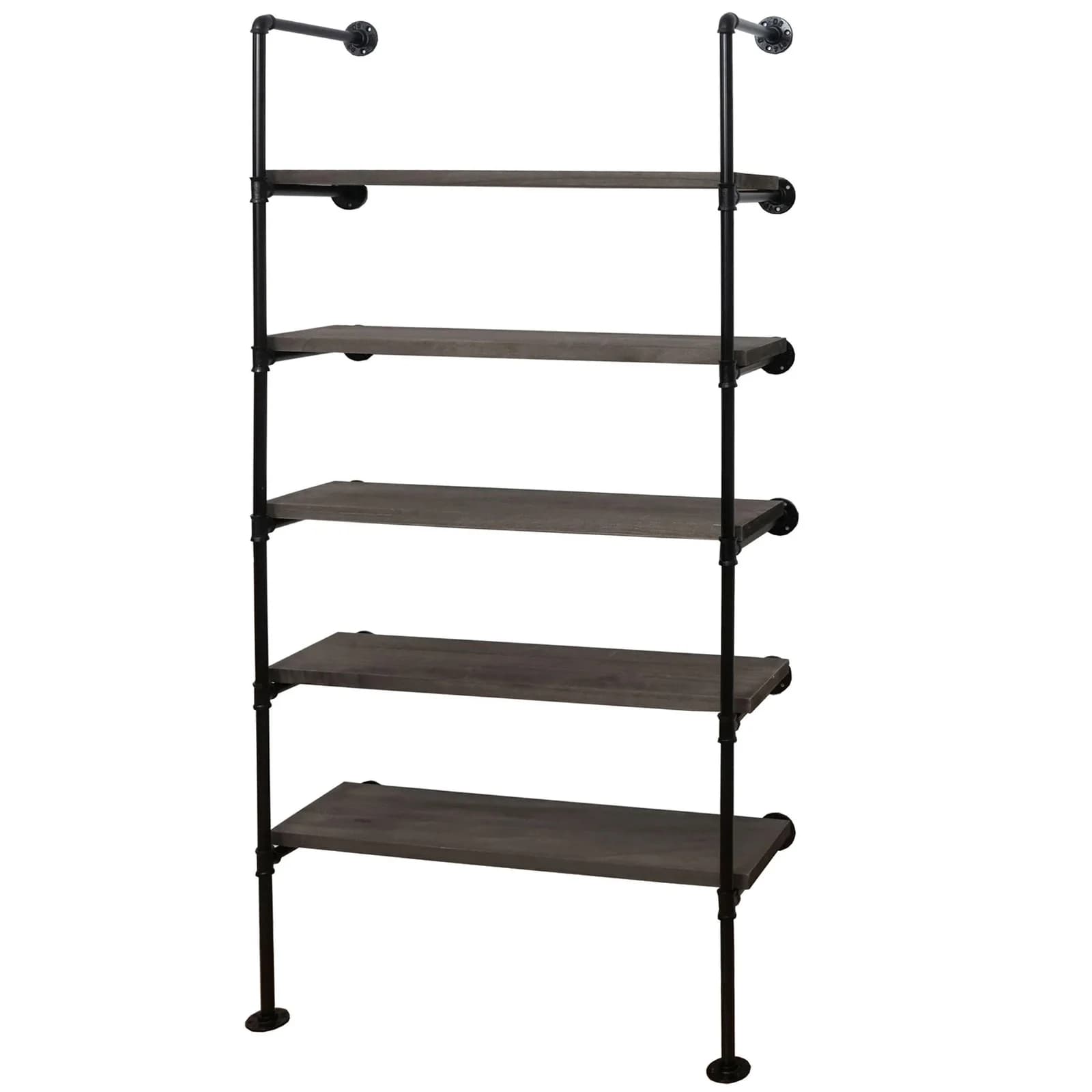 MCW Standregal MCW-C45 Wohnregal Bücherregal Industriedesign Grau-Braun - Bild 2