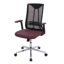 Bürostuhl MCW-J53 Ergonomisch Kunstleder Bordeaux-Rot Bild 2