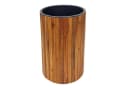 MCW Pflanzkasten MCW-L24 Rund 50x34cm Akazienholz Braun Outdoor Bild 2