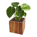 MCW Pflanzkasten Eckig 32cm Akazienholz Braun Outdoor Bild 1