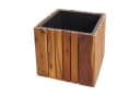 MCW Pflanzkasten Eckig 32cm Akazienholz Braun Outdoor Bild 2