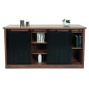 MCW Sideboard MCW-K75 Industrial Schiebetür 7 Fächer Braun Bild 1