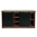 MCW Sideboard MCW-K75 Industrial Schiebetür 7 Fächer Braun Bild 2