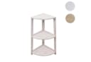 MCW Eckregal MCW-K44 3 Ablagen Shabby Weiß MDF Paulownia Bild 4