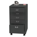 MCW Rollcontainer 5 Schubladen Stahl Dunkelgrau Bild 1