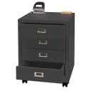 MCW Rollcontainer 4 Schubladen Metall Dunkelgrau Bild 1