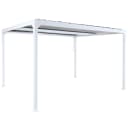 MCW Alu Pergola MCW-L41 Weiß Drehbares Lamellendach Bild 2