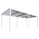 Alu Pergola MCW-L41 Lamellen-Pavillon Terrassenüberdachung 3x6m Weiß Bild 2