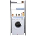 MCW Standregal MCW-K82 Badregal Metall Holz Weiß Marmor-Optik Bild 1